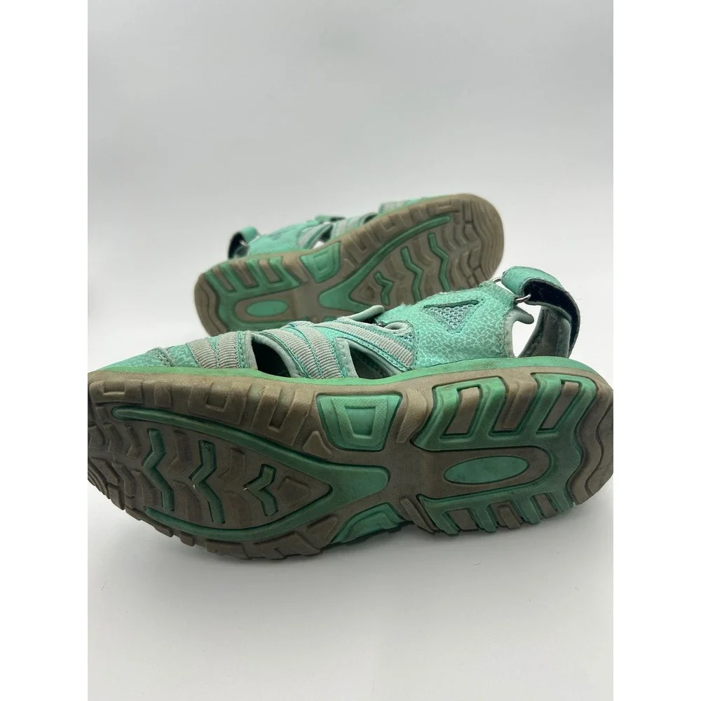 Dream Pairs Kids Mint Green Sport Sandals Closed Toe Hiking Water Shoes Size 6